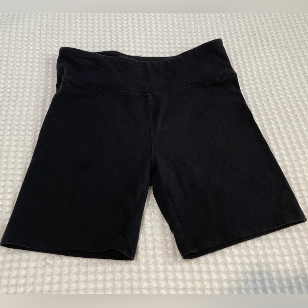 SO - Girl’s Black High-Waist Bike Shorts